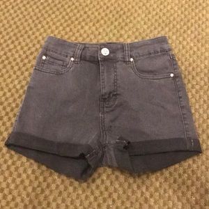 Grey high waisted STS Blue jean shorts
